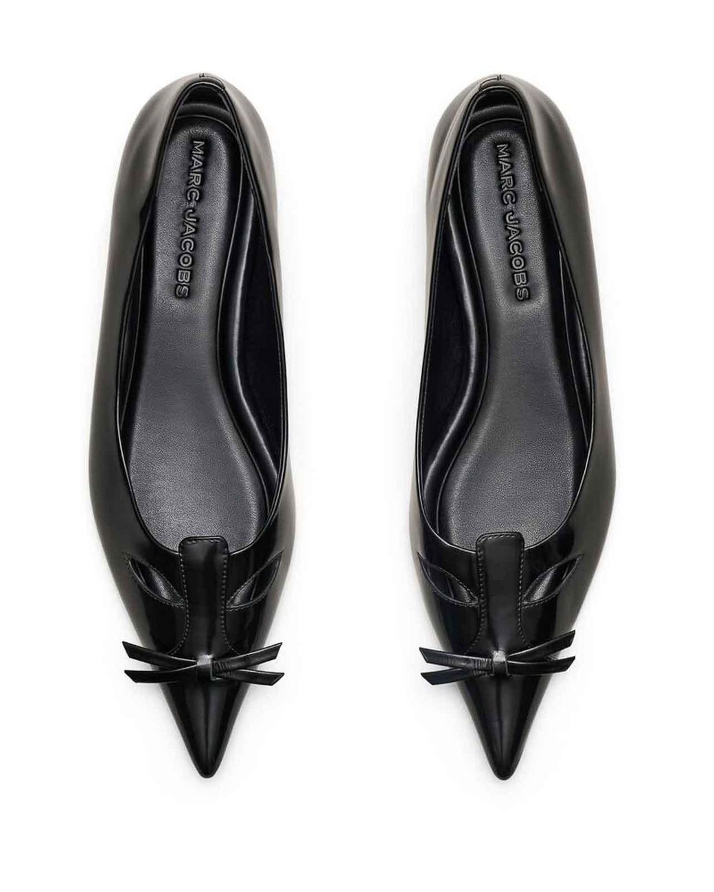 Marc Jacobs Black Leather Ballerinas