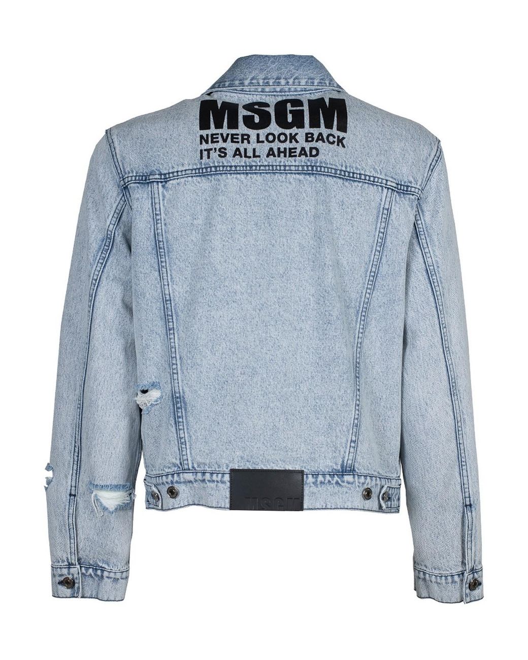 MSGM Blue Jacket for men