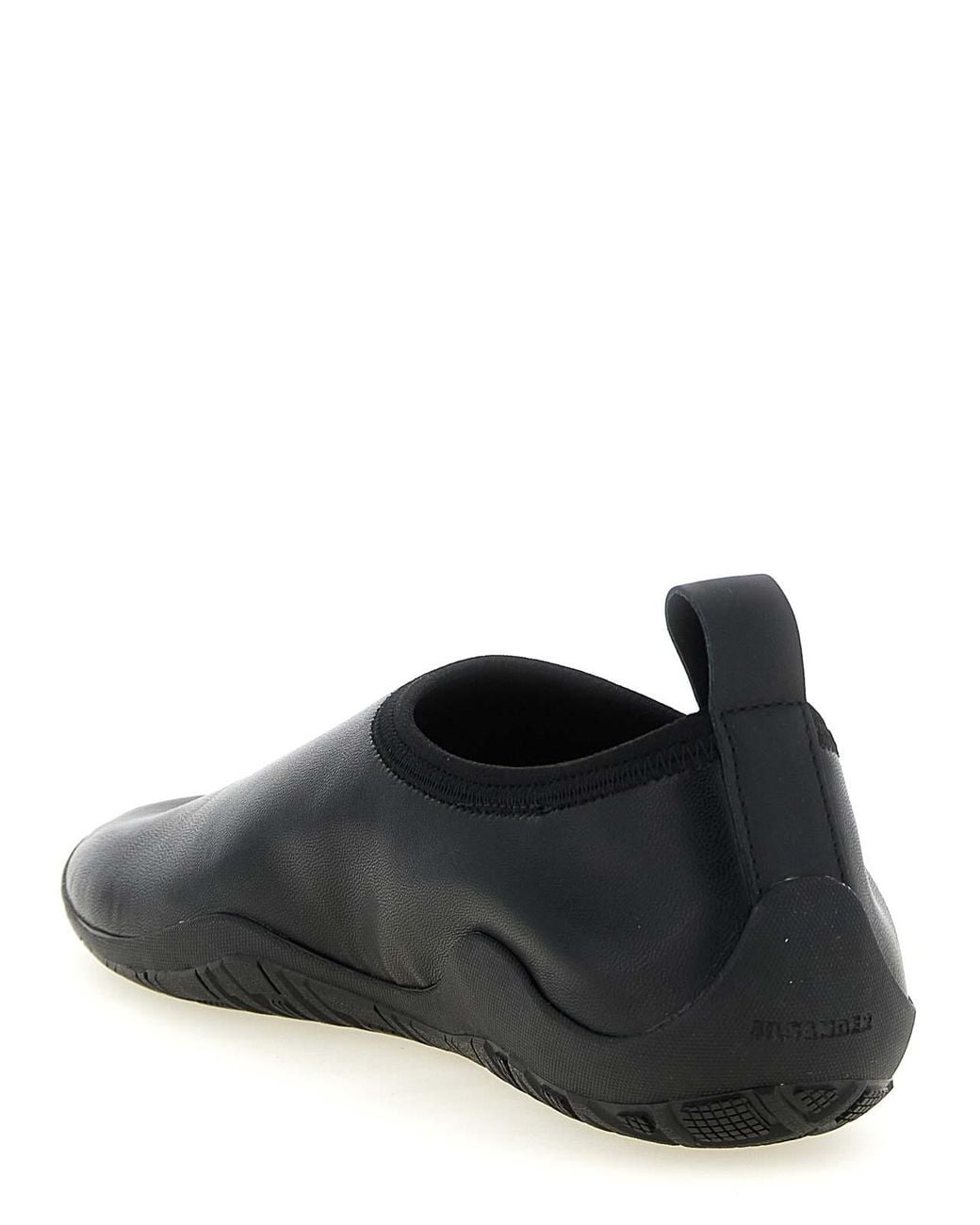 Jil Sander Black Slippers
