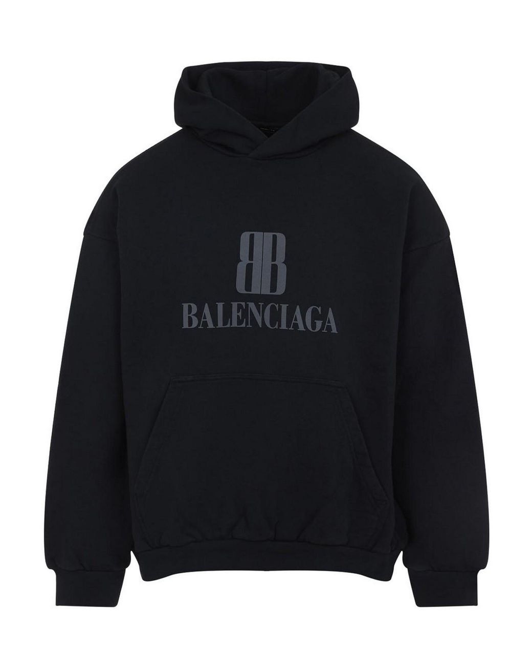 Balenciaga Blue Medium Fit Hoodie for men