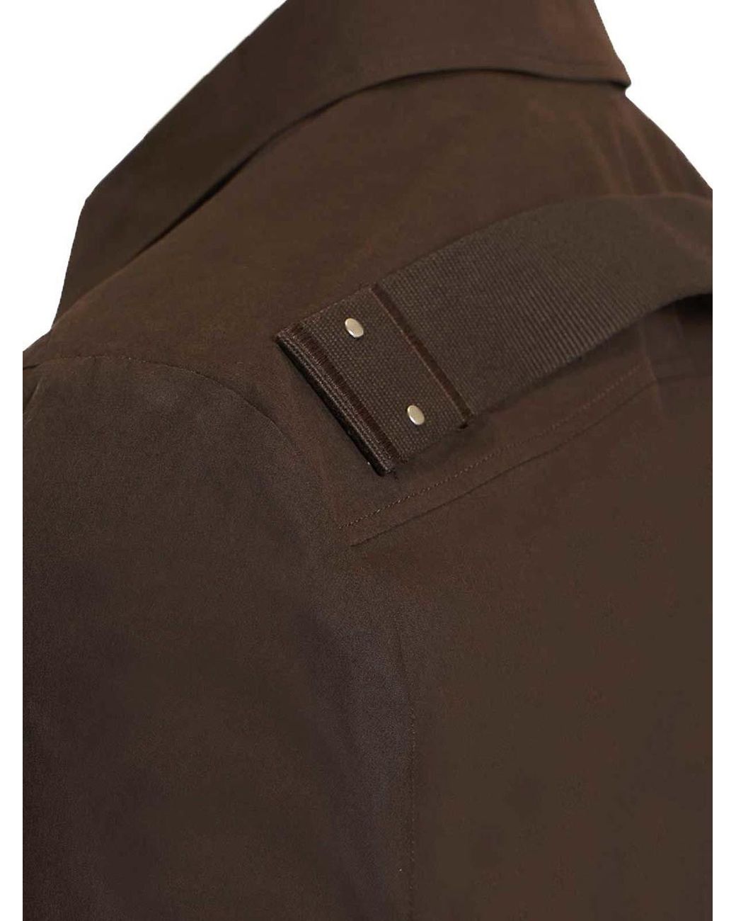 Rick Owens Brown Fogpocket Outershirt for men