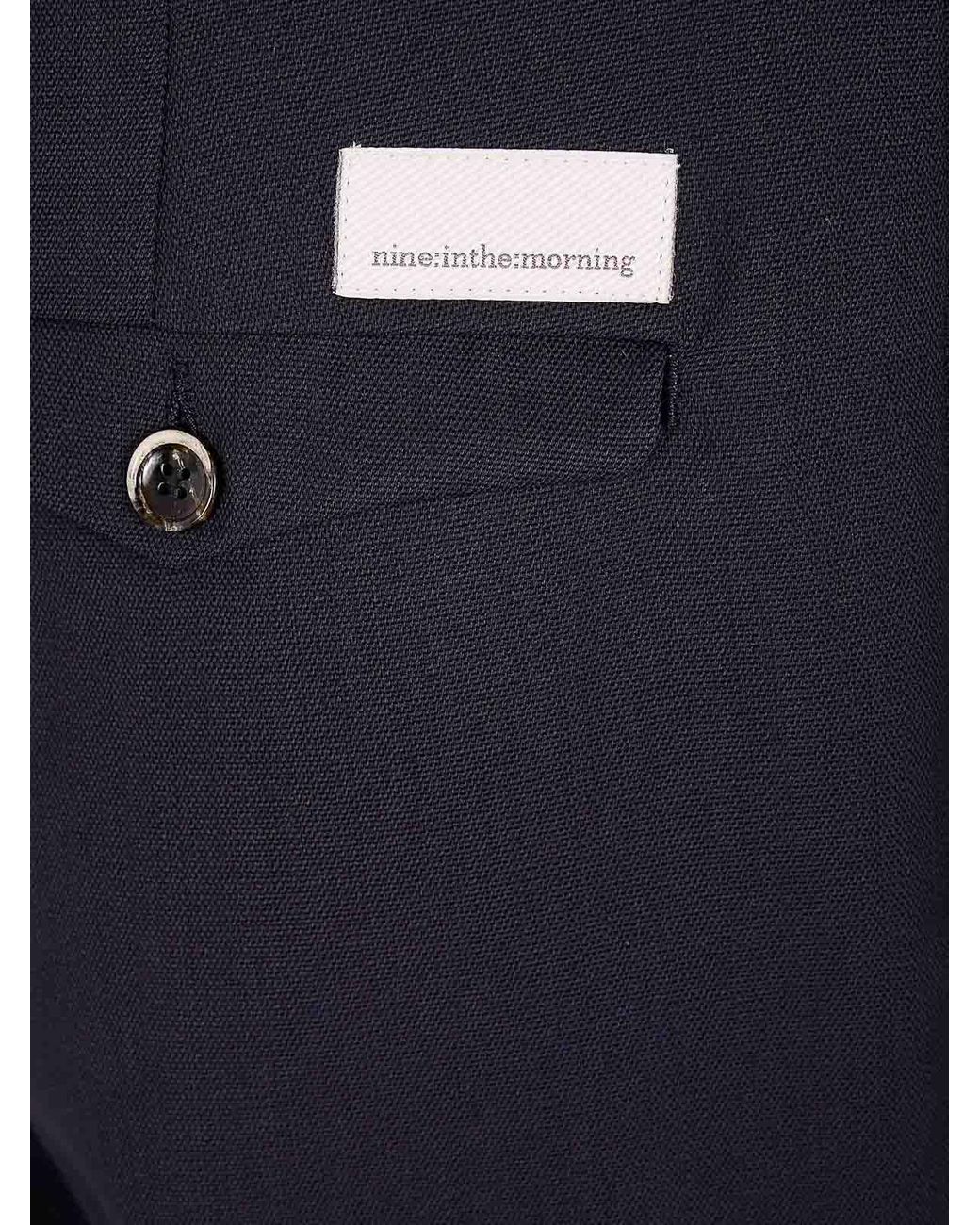 Nine:inthe:morning Blue Apollon Baggy Trousers for men