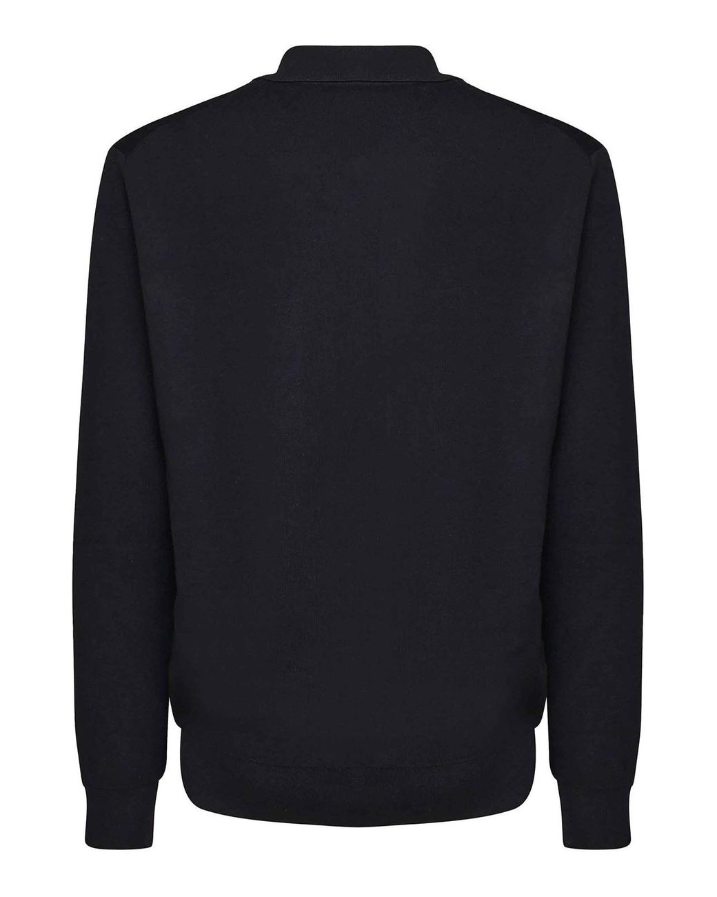 Fedeli Blue Virgin Wool Cardigan Shirt for men