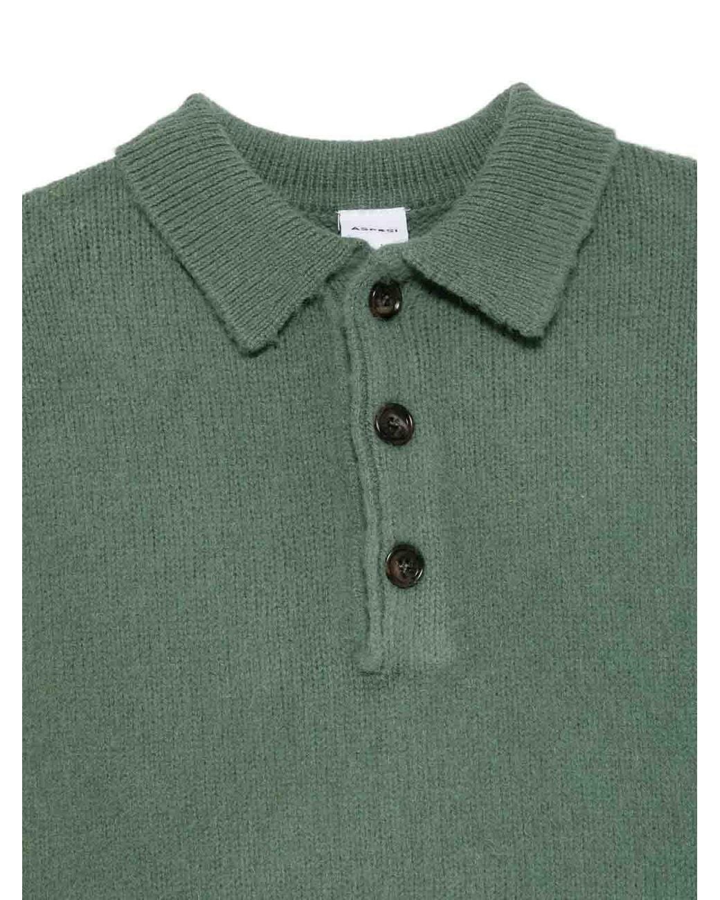 Polo Aspesi de hombre de color Green