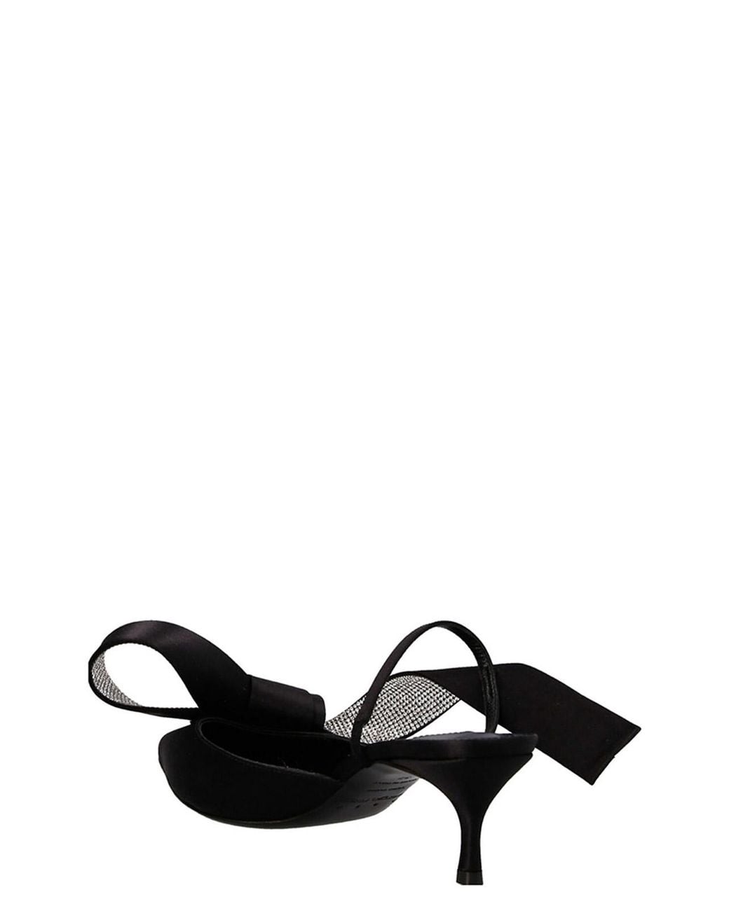 Sergio Rossi Black Leather Mules