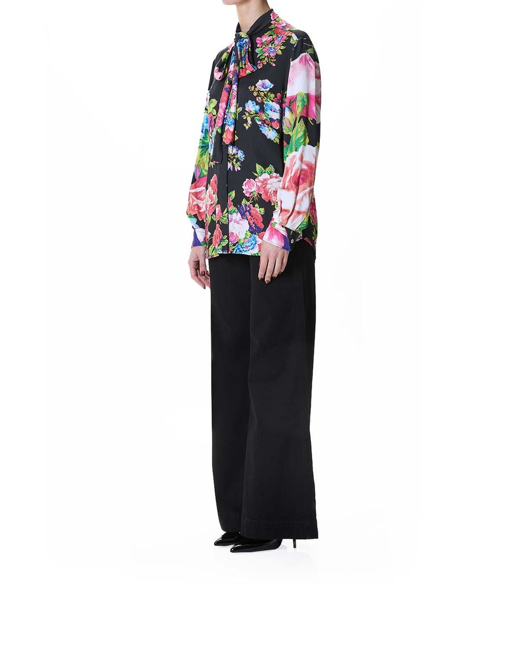 Moschino White Roses Shirt