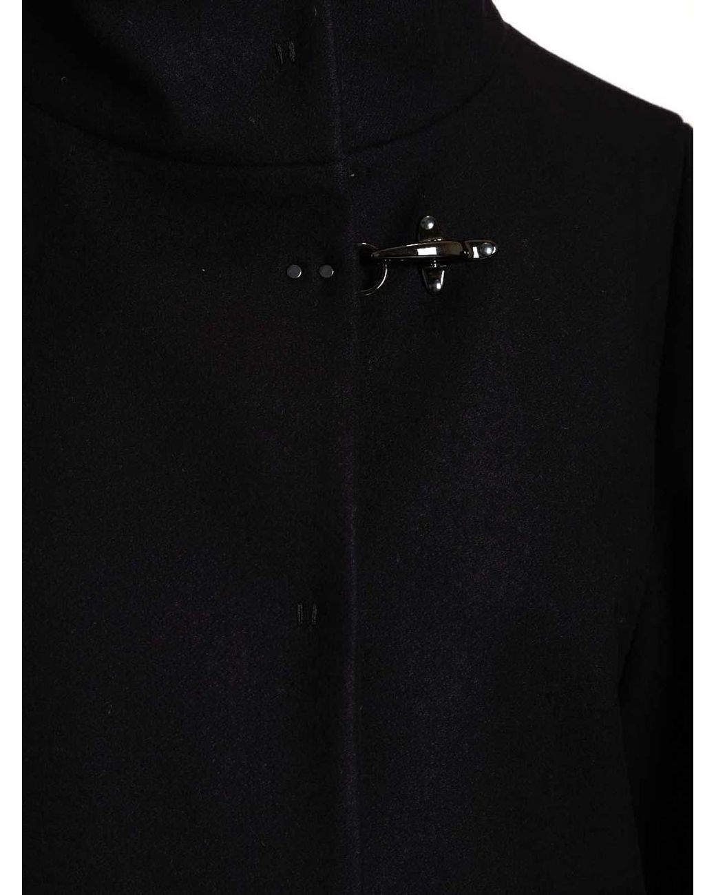 Fay Blue Wool Cape
