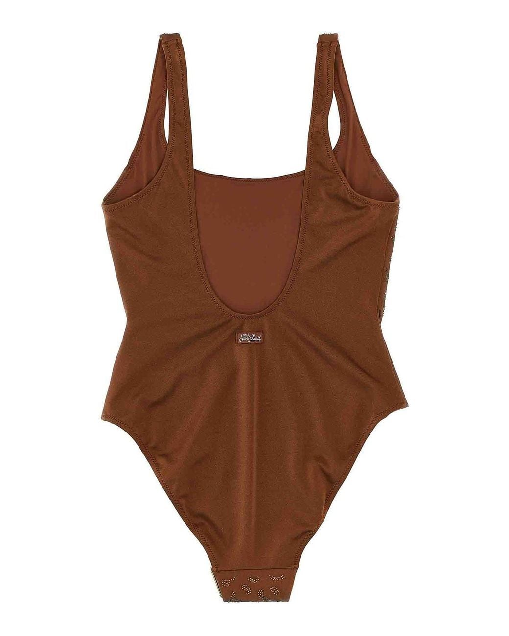 Mc2 Saint Barth Brown Lora One-Piece Swimsuit