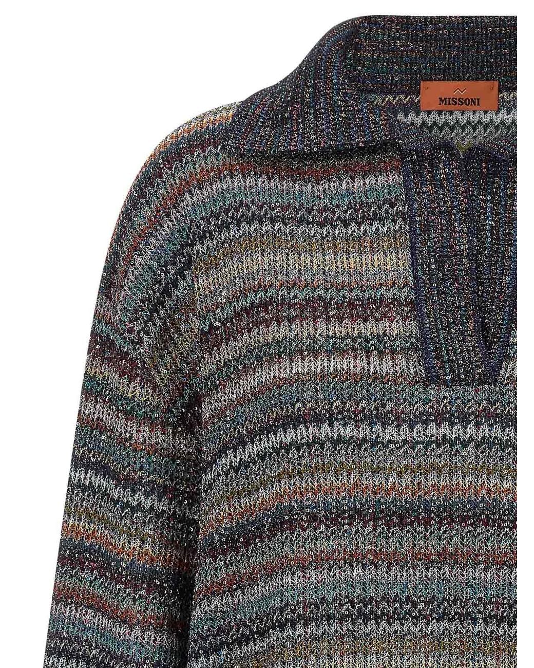 Polo Missoni de color Gray