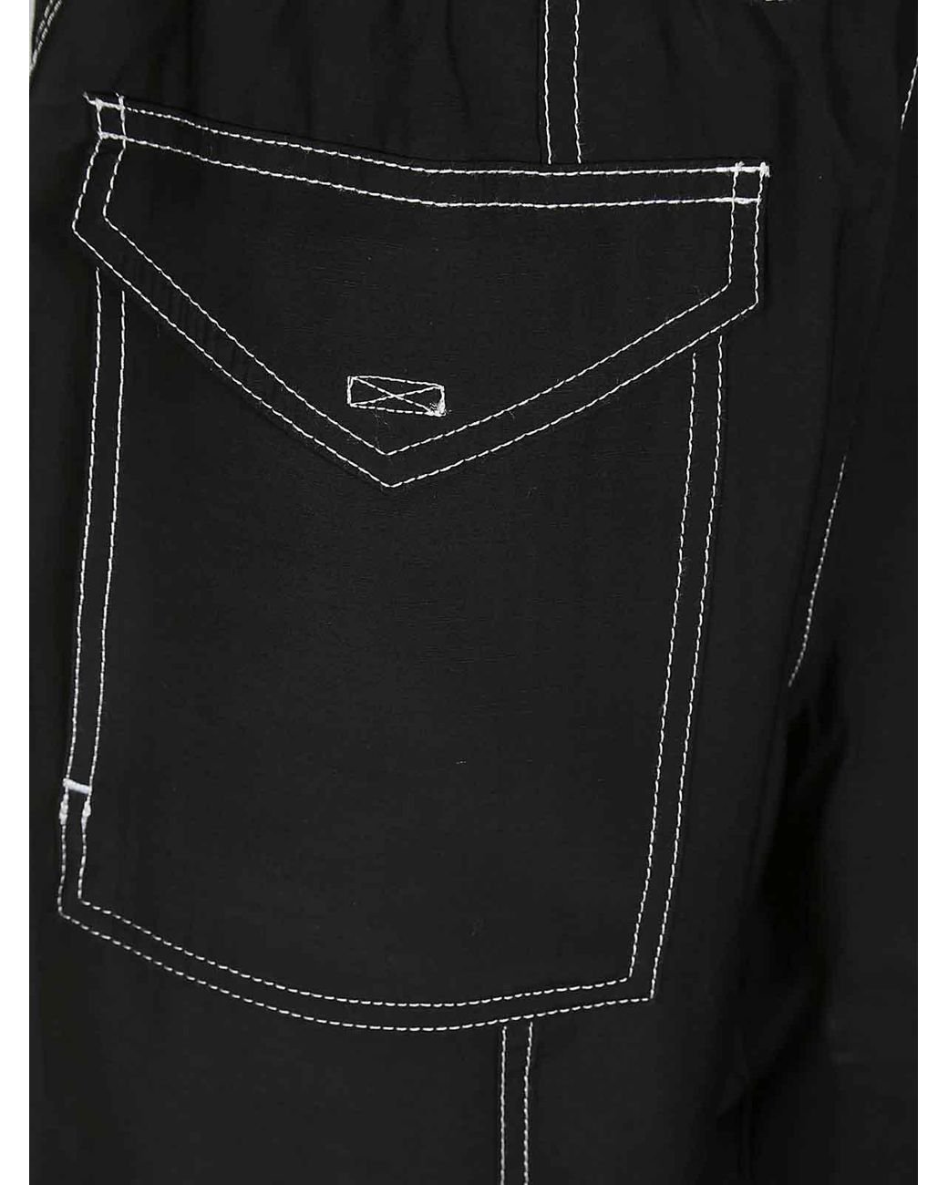 Ganni Black Pocket Trousers