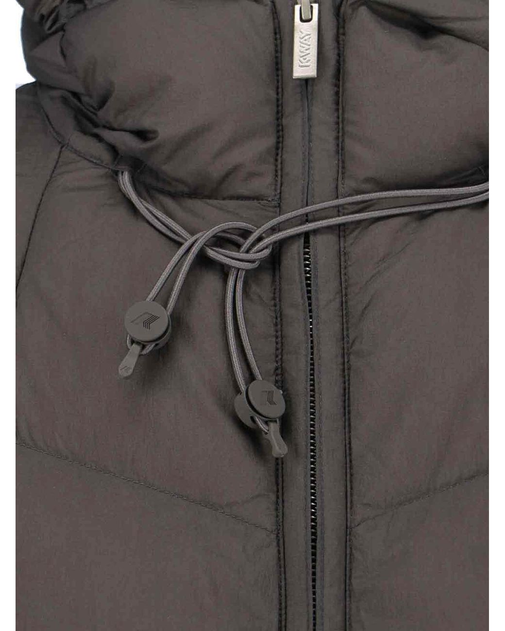 K-Way Gray Down Filled Comforter for men