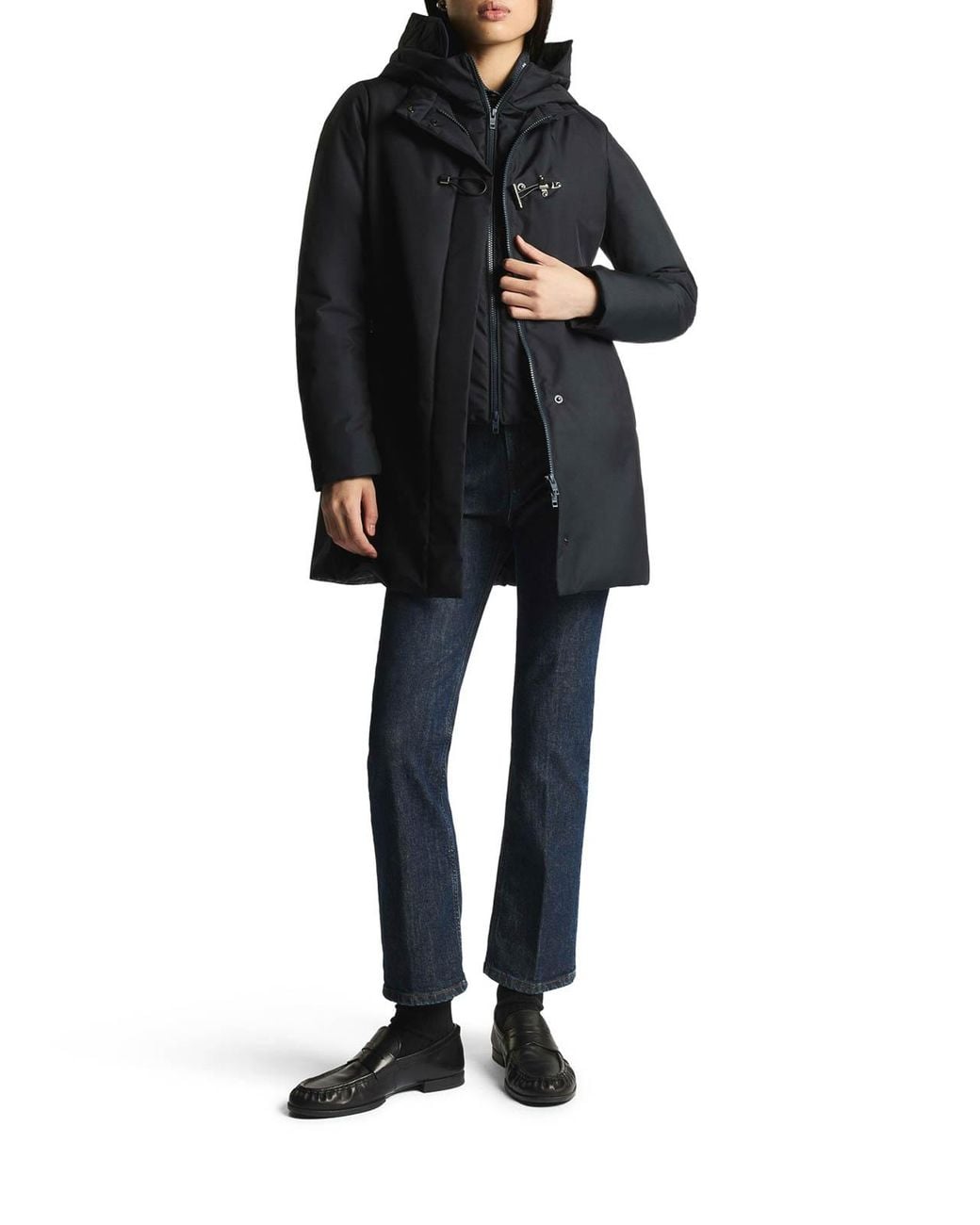 Fay Blue Toggle Coat