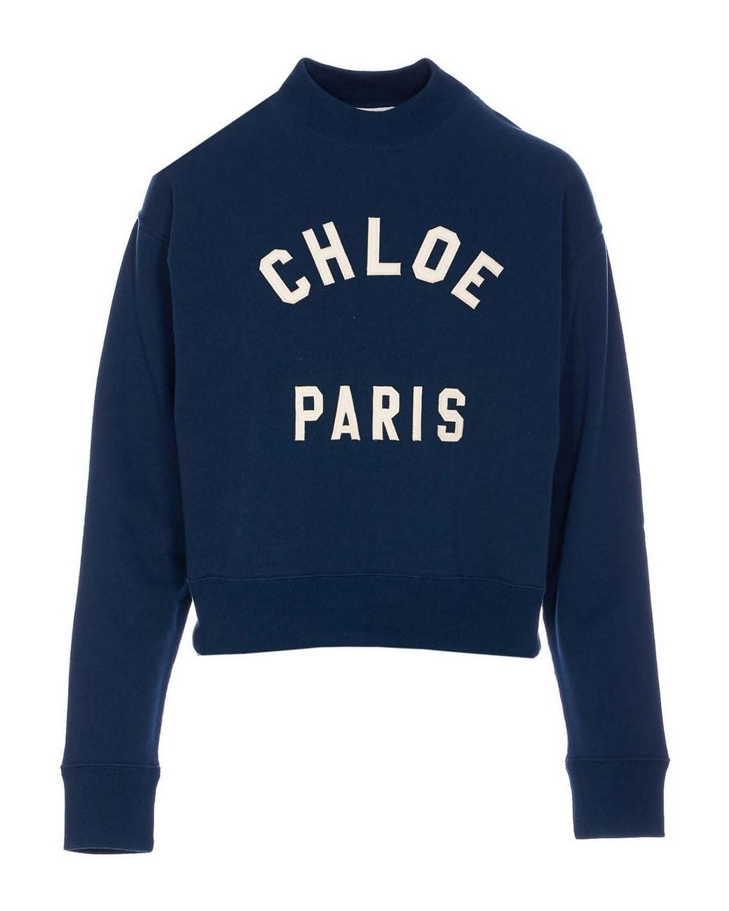 Chloé Blue Logo Sweatshirt