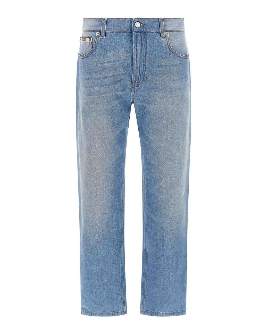 Moschino Blue Straight Leg Jeans