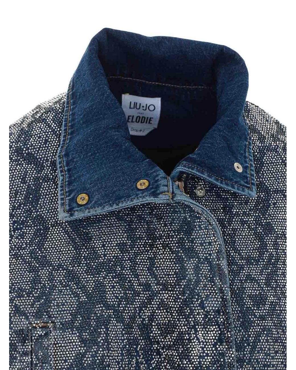 Liu Jo Blue Padded Bomber