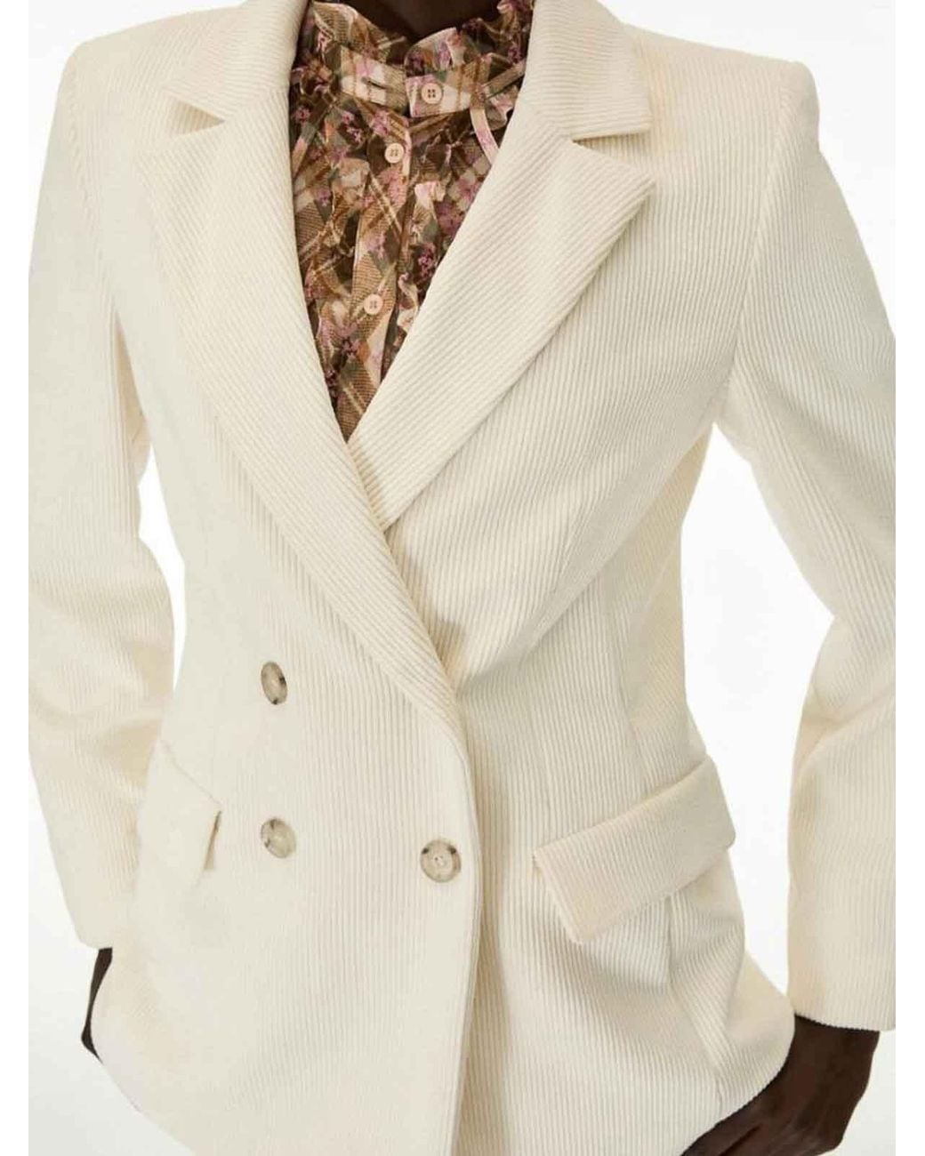 Blazer iBluse en coloris White