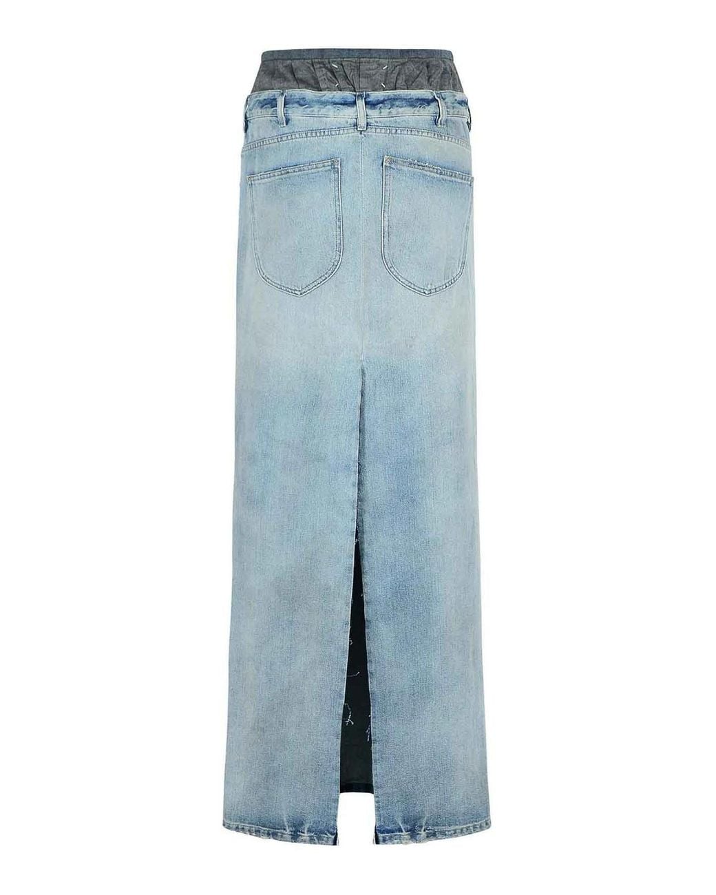 Maison Margiela Blue Denim Skirt