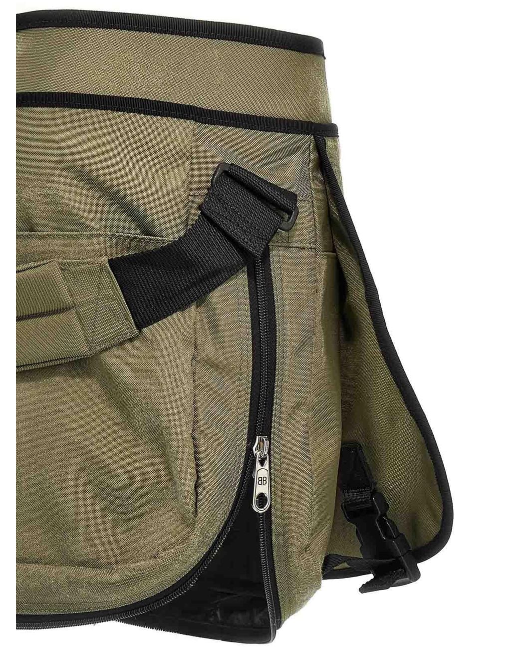 Balenciaga Green 'Bag' Mini Skirt