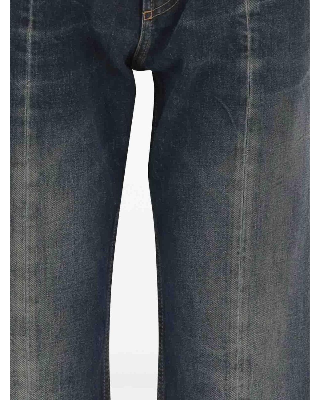 Vaqueros Rectos Versace de color Blue