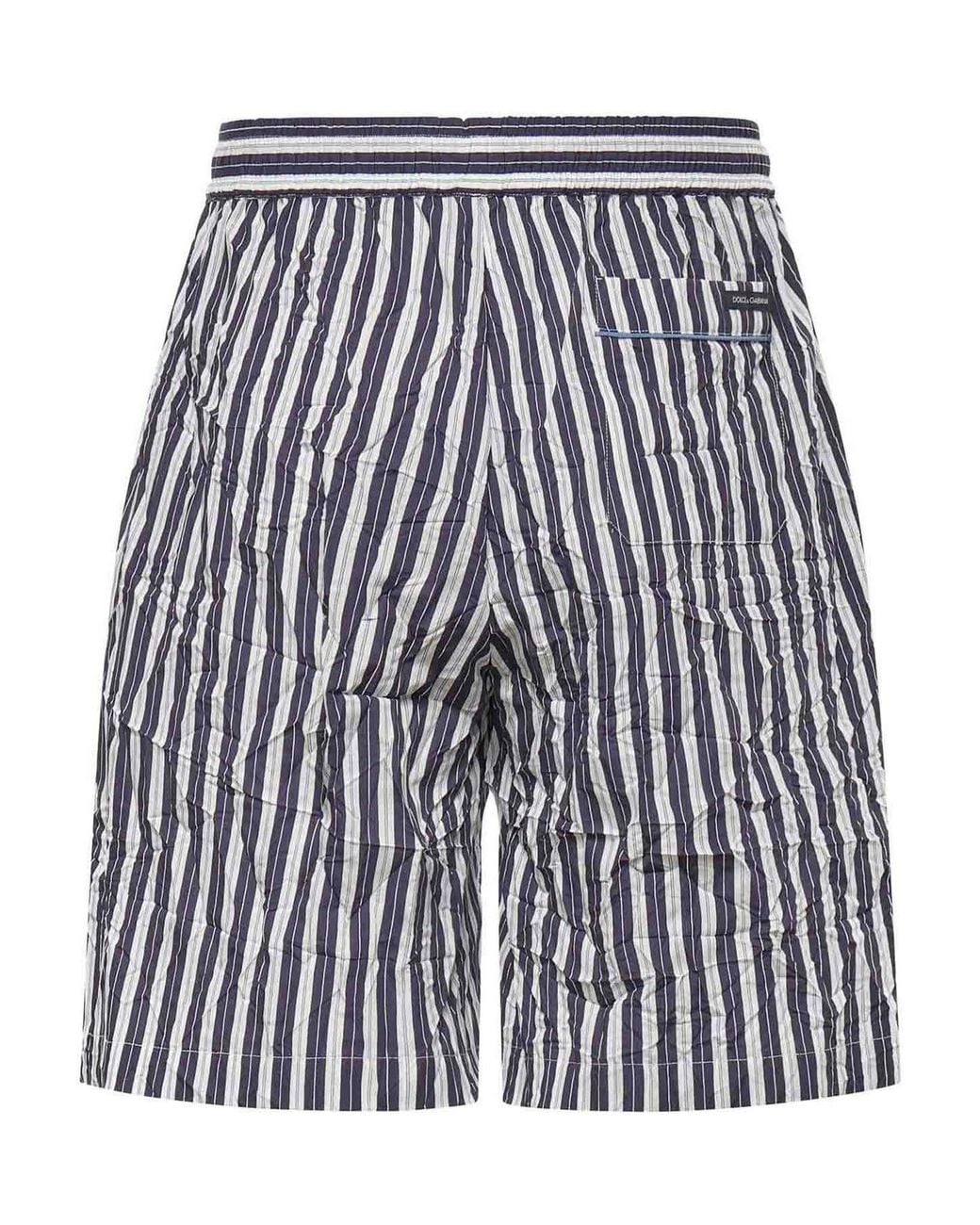 Dolce & Gabbana Blue Bermuda Shorts for men