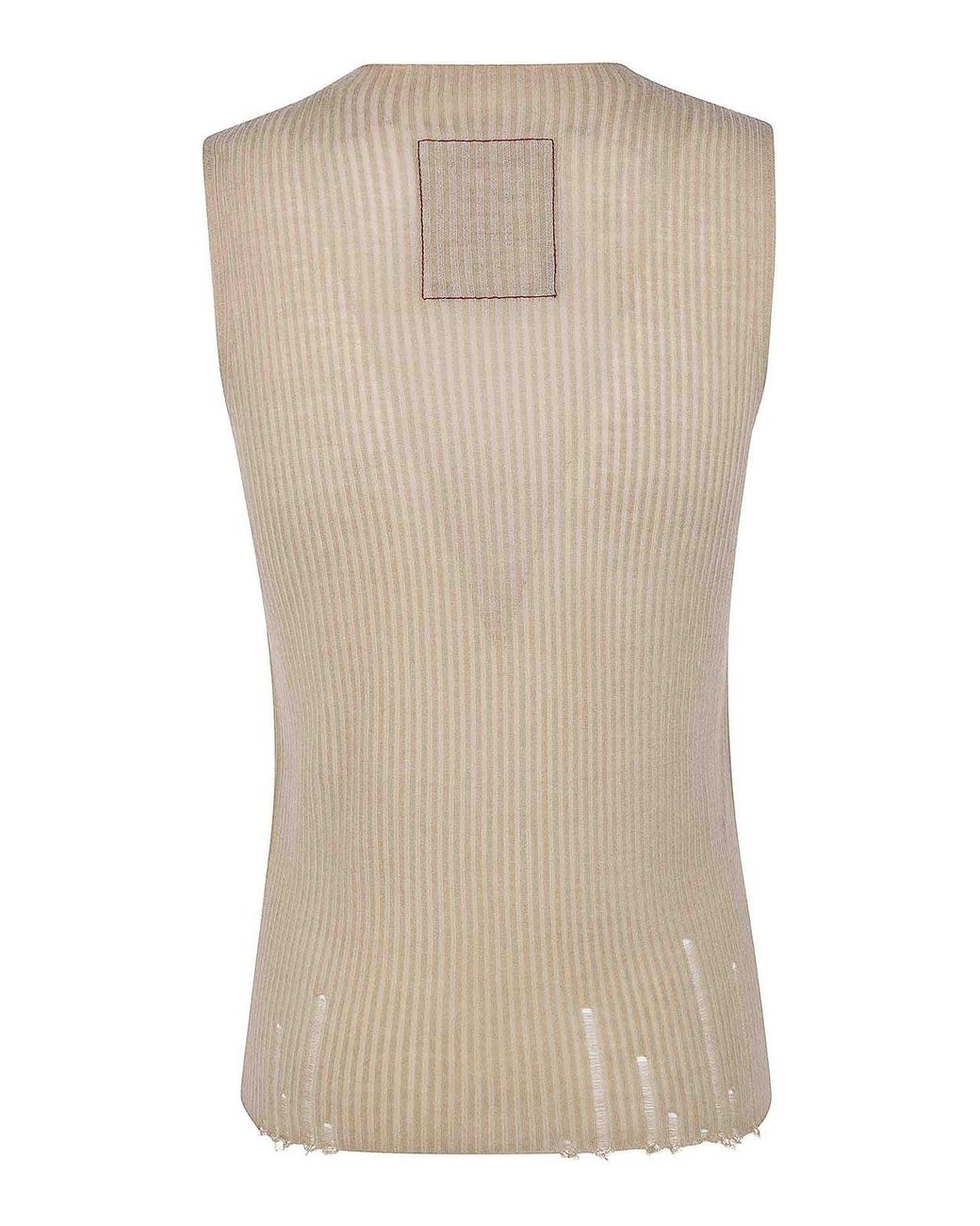 Uma Wang Natural Sleeveless Top