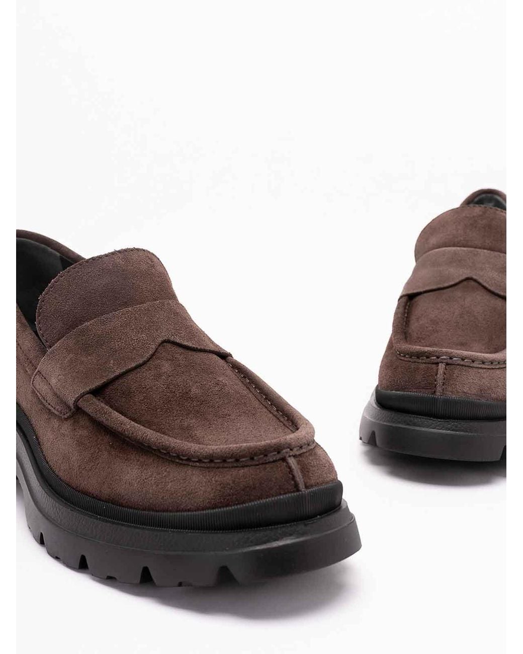 Hogan Brown H692 Loafers for men