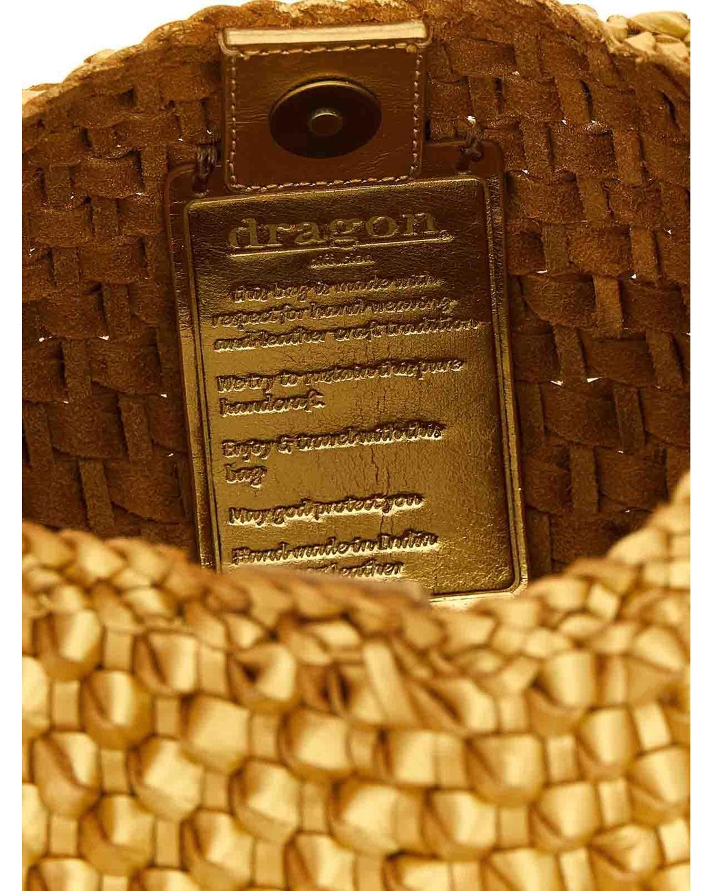Dragon Diffusion Metallic Basil Cactus Shoulder Bag