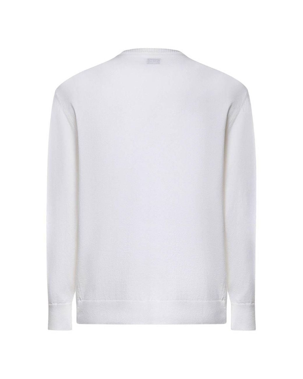 C P Company White Crew-Neck Sweater for men