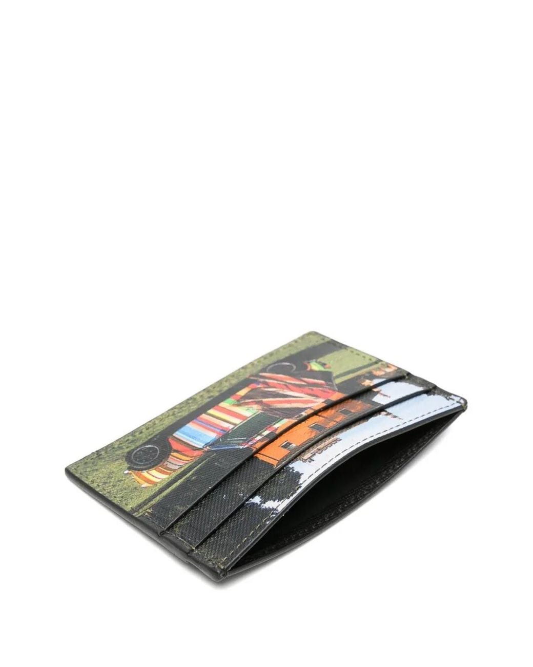 Paul Smith White Wallet Ew Credit Card Case for men