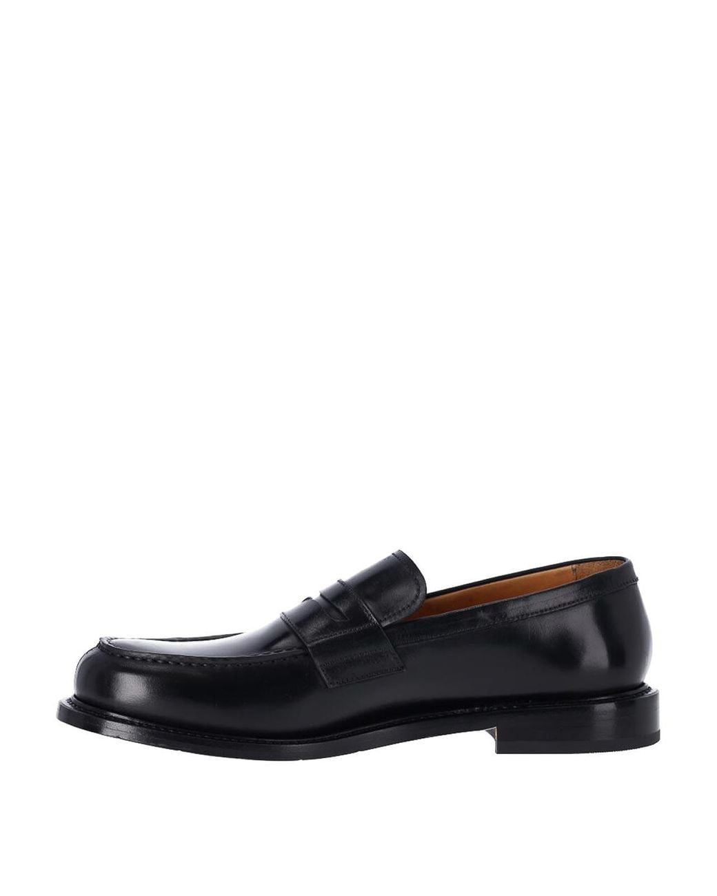 Premiata Black Leather Moccasin for men