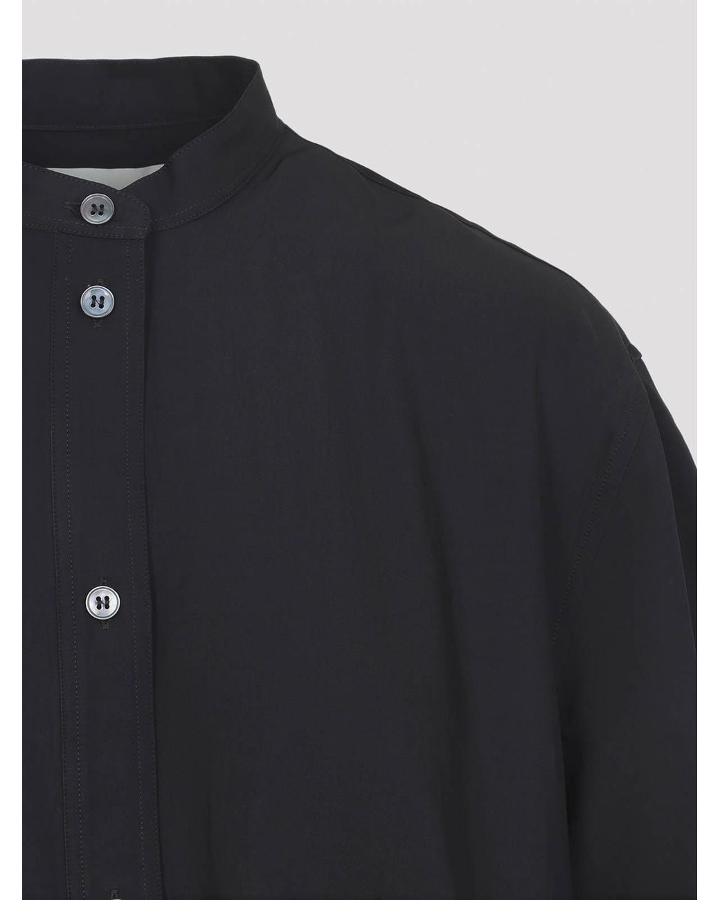 Studio Nicholson Black Bloch Ikela Mini Dress