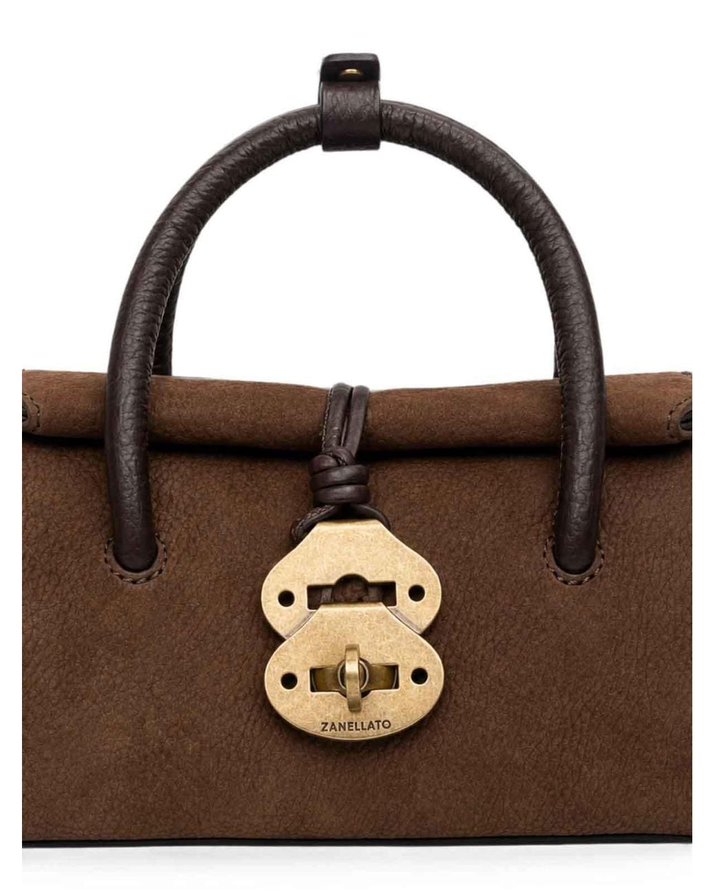 Zanellato Brown Postinababy Leather Bag