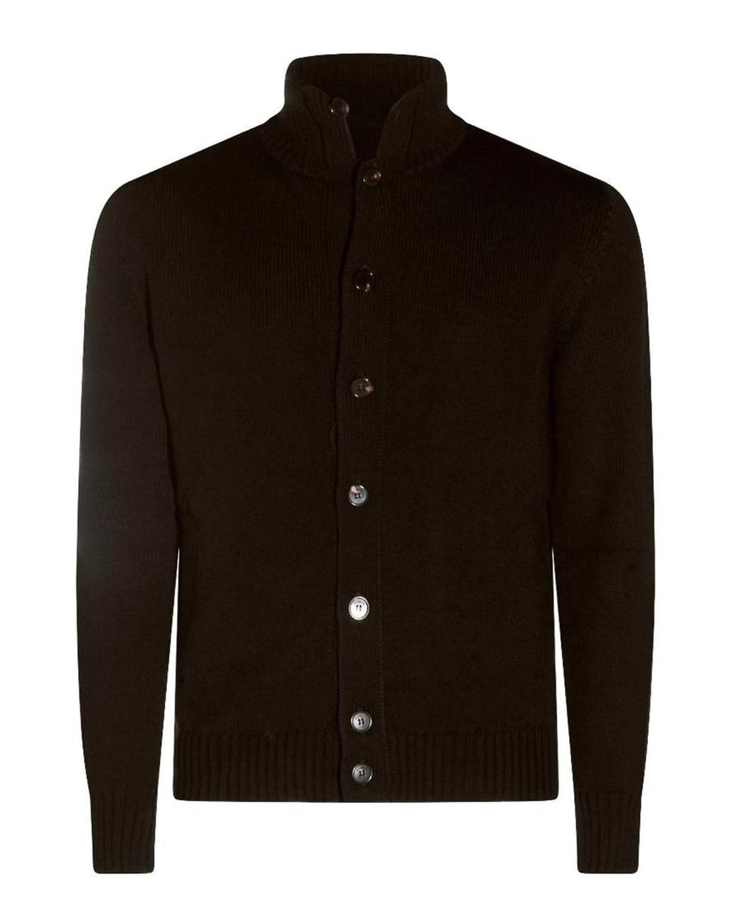 Zanone Black Crew-Neck Sweater for men