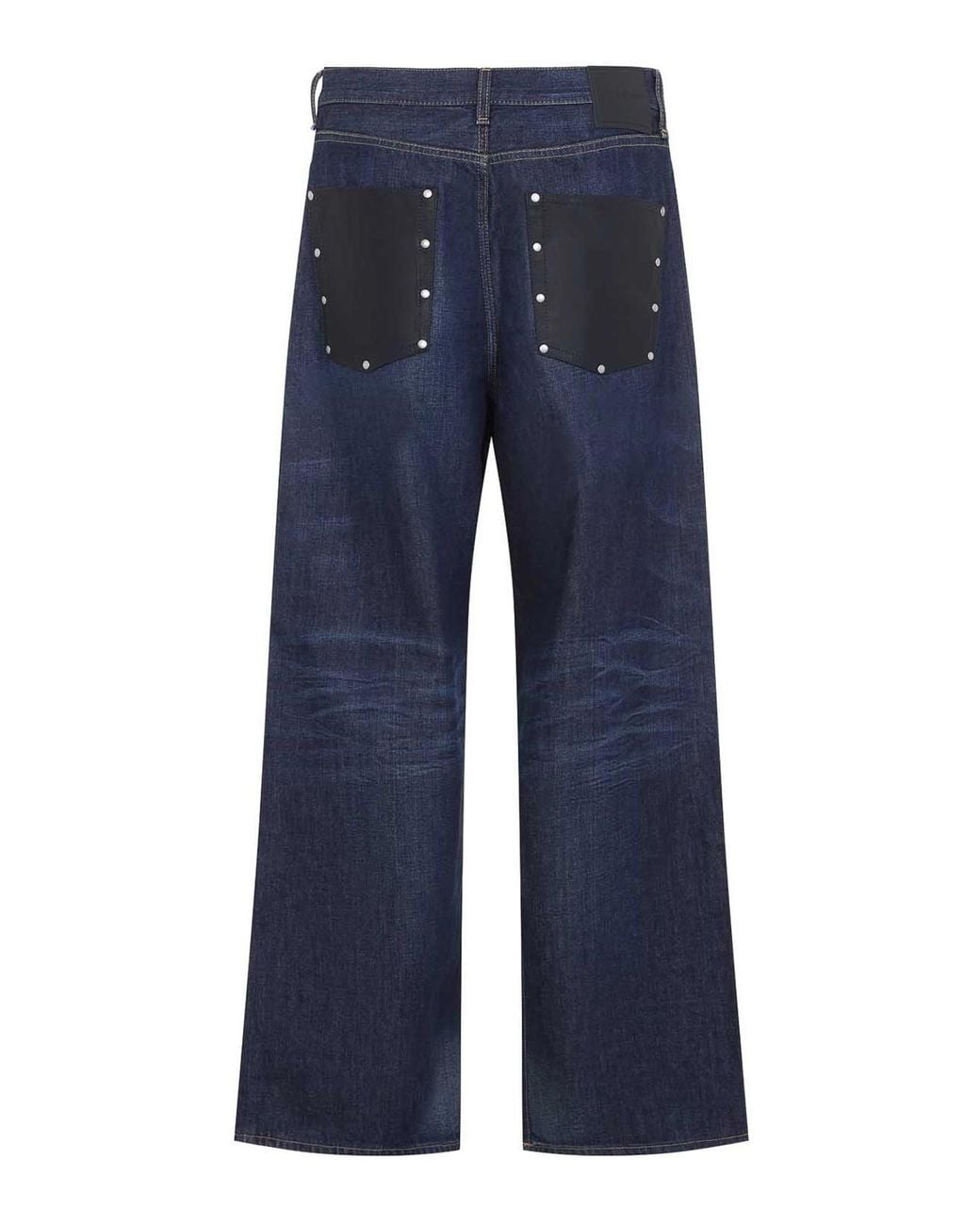 Acne Blue 1981 Dive Leather Jeans for men