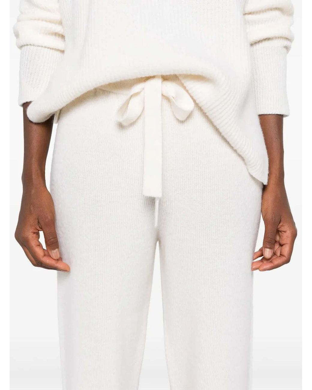 Golden Goose Deluxe Brand White Journeys Knit Sweatpants