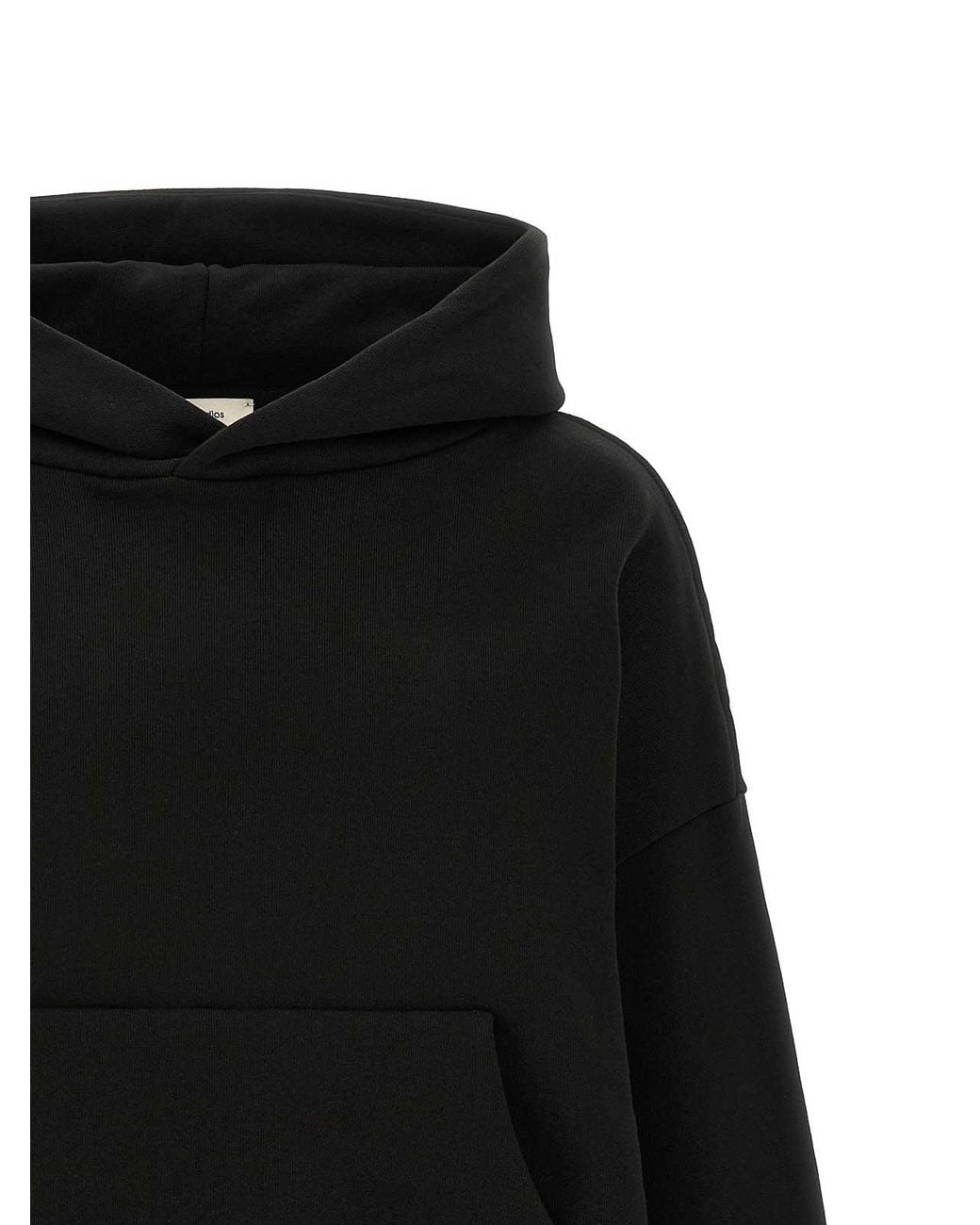 Entire studios Black Heavy Hood Hoodie for men