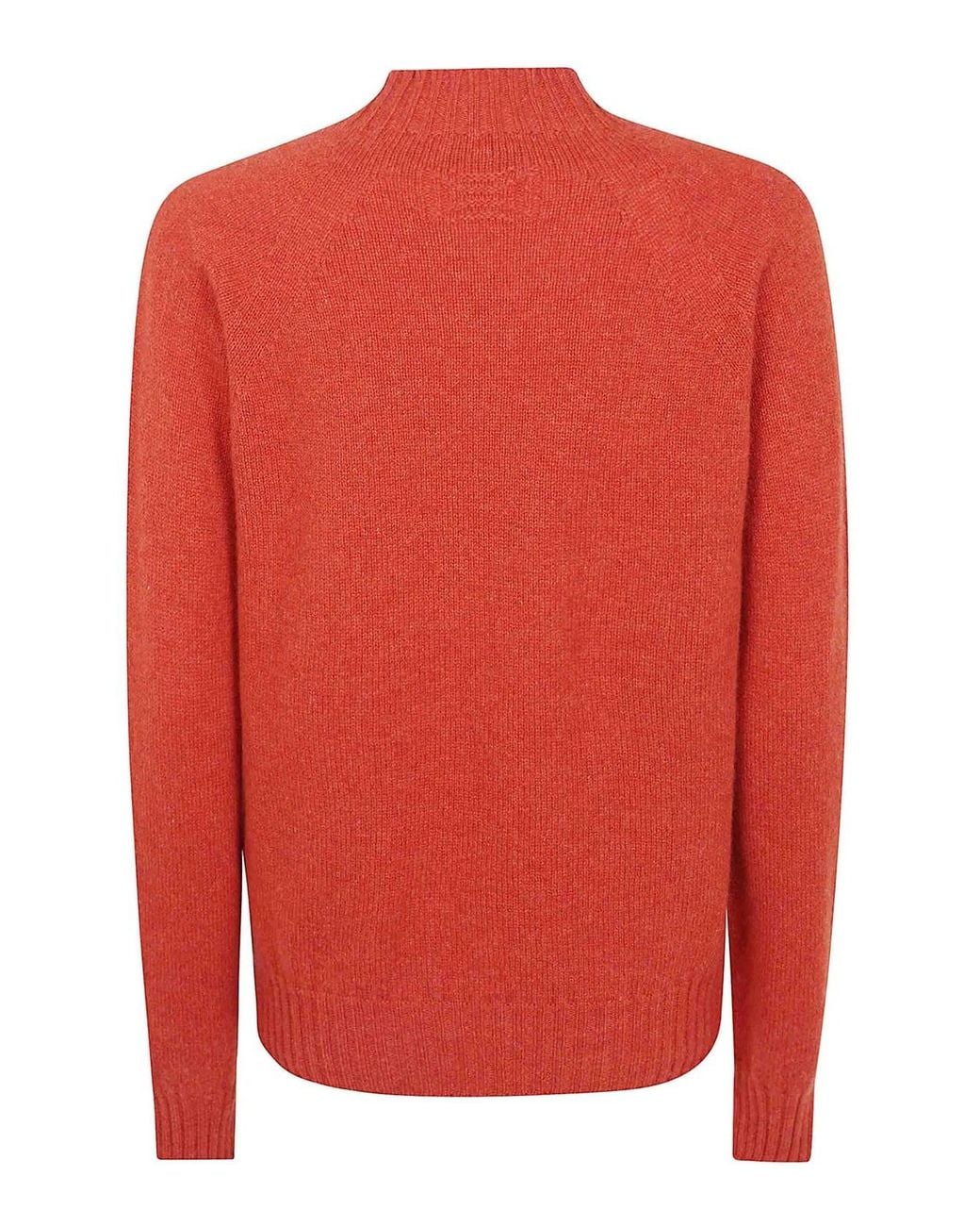 Drumohr Red Round Neck Sweater