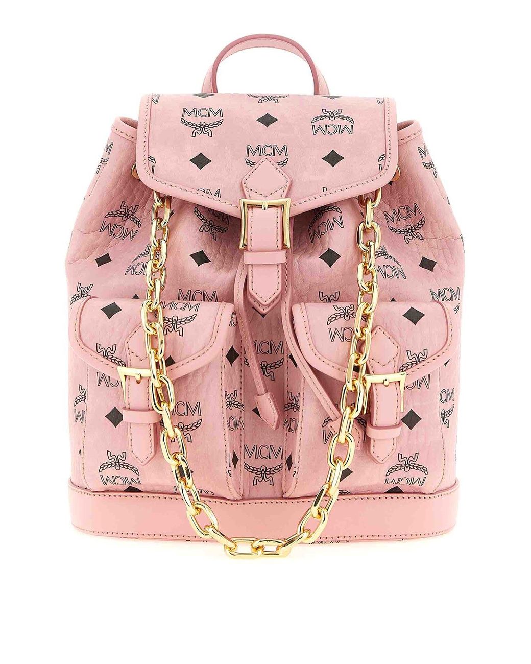 MCM Pink Mini Backpack