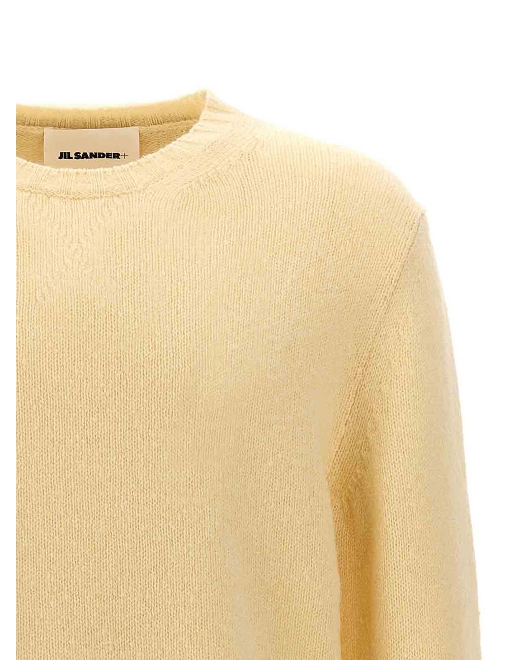 Jil Sander Yellow Wool Sweater for men