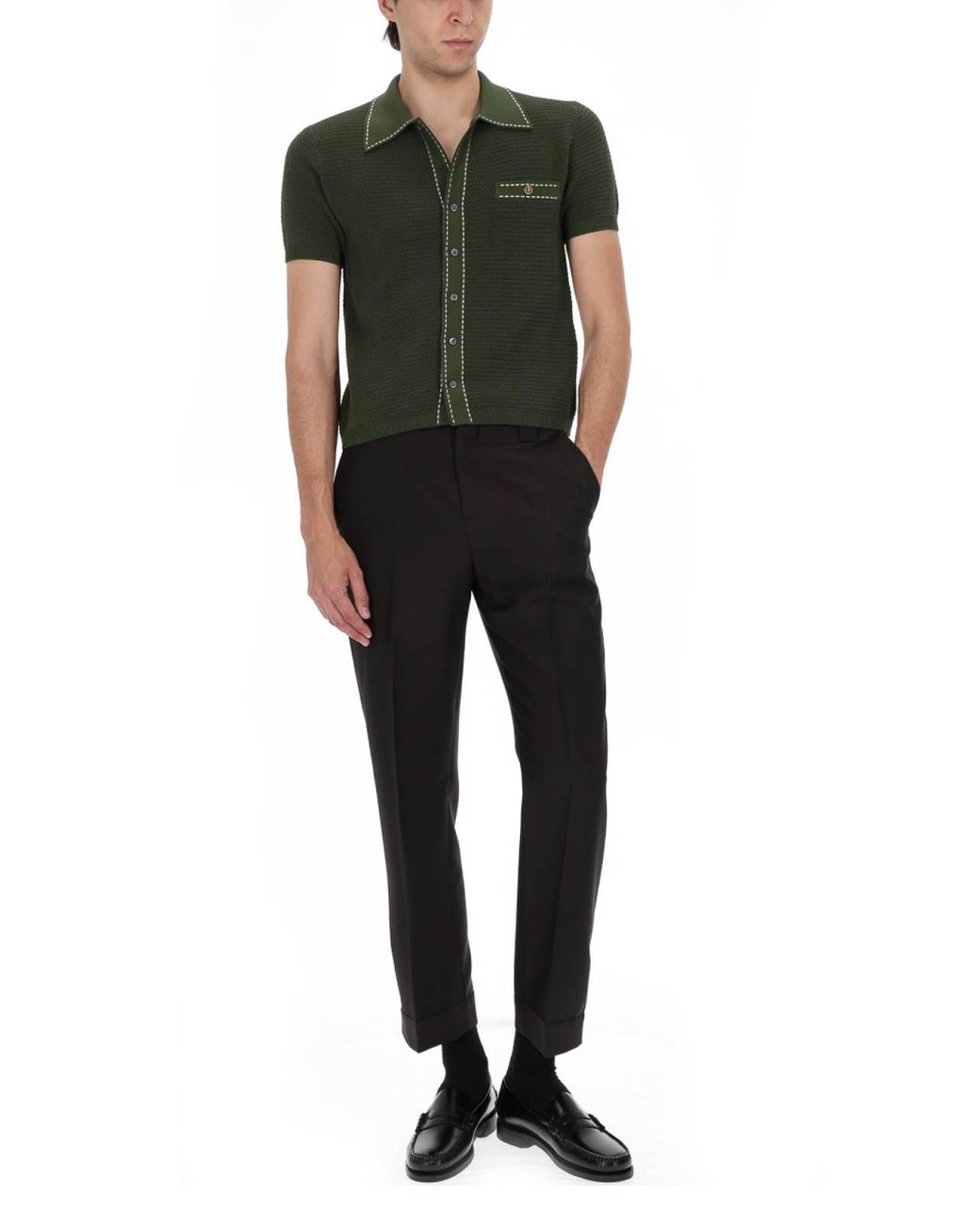 Pantalone di Versace in Black da Uomo