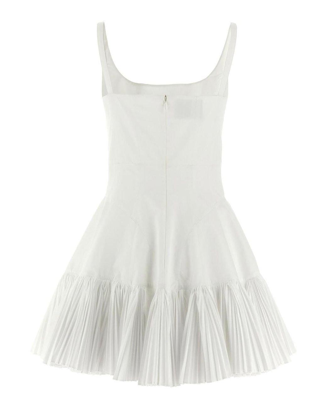 Giovanni bedin White Pleated Dress