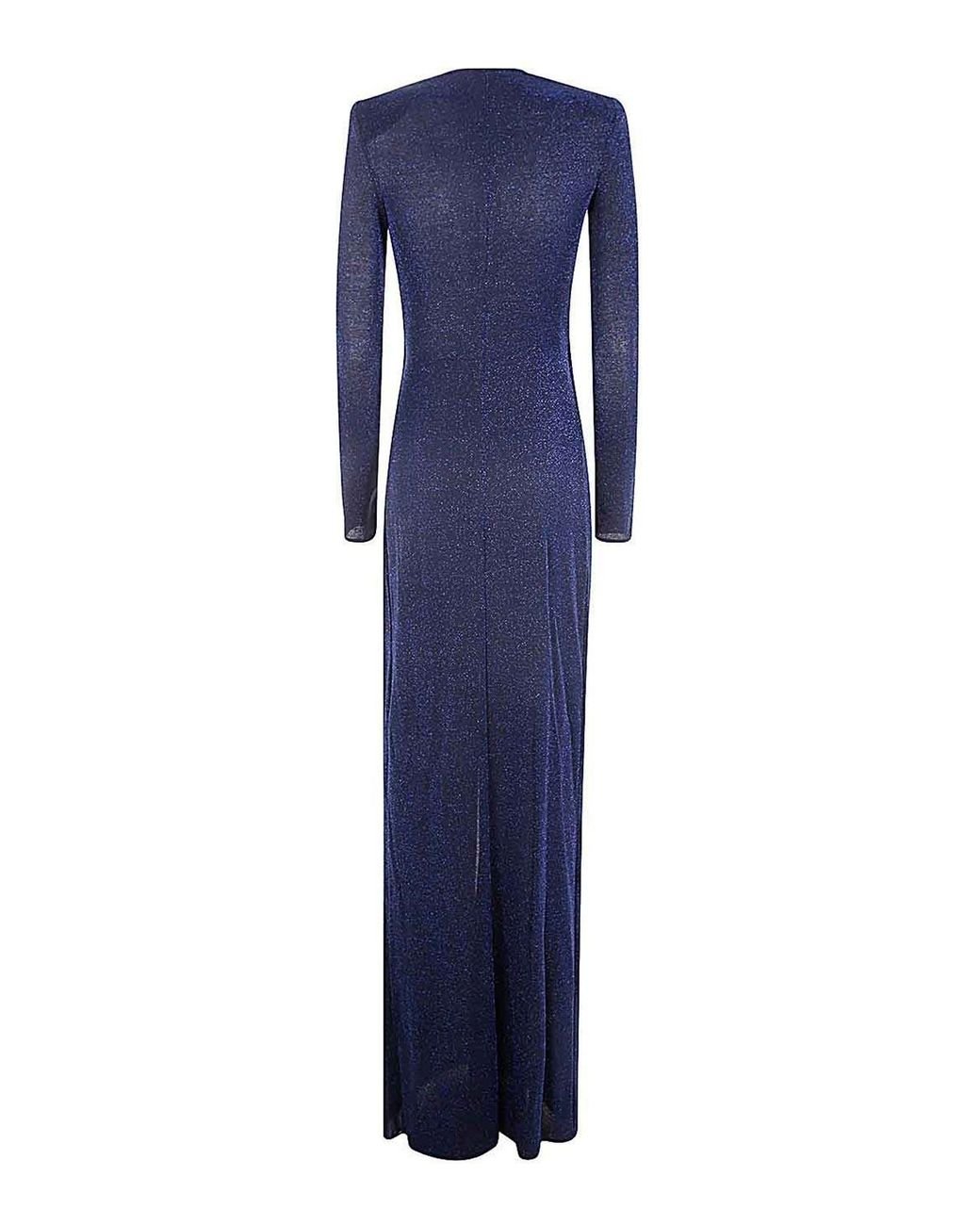 Elisabetta franchi blue dress hot sale
