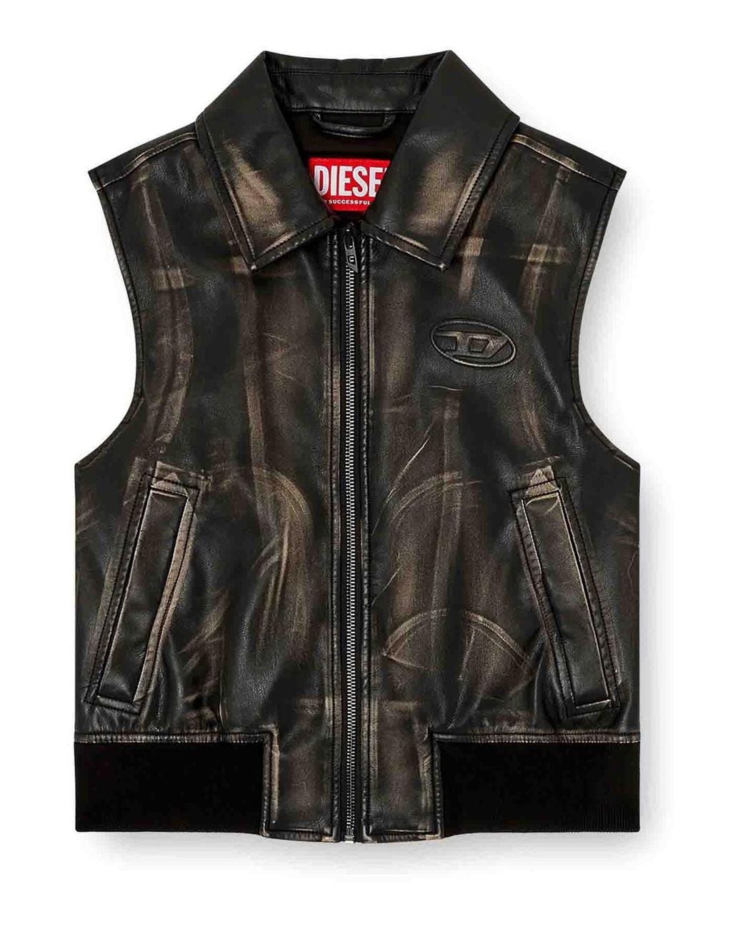 DIESEL Black G-Inko Sleeveless Jacket