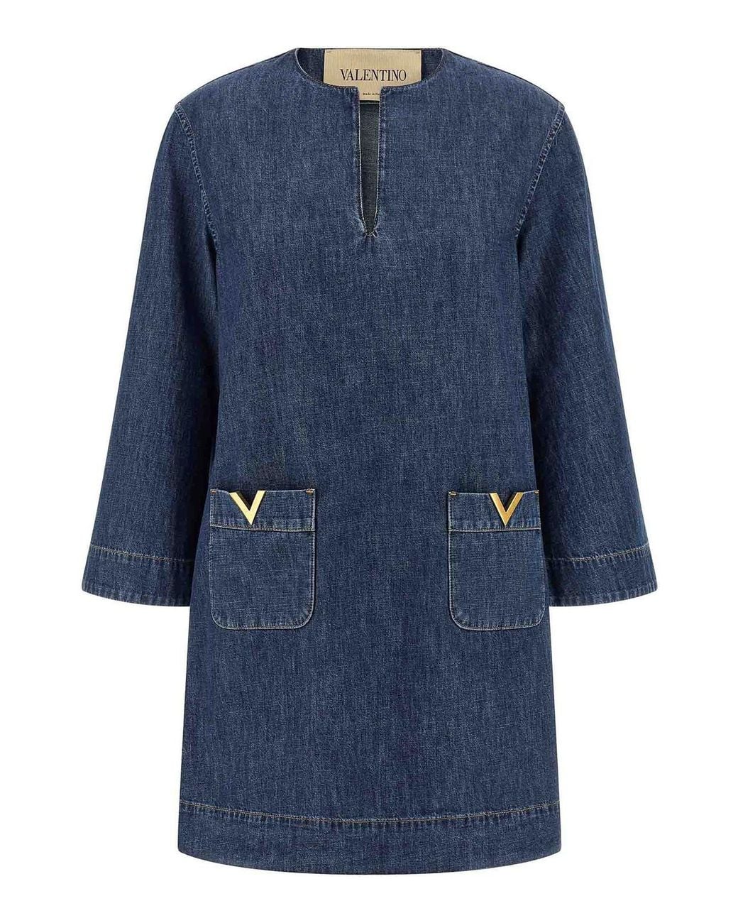 Valentino Garavani Blue Vgold Dress