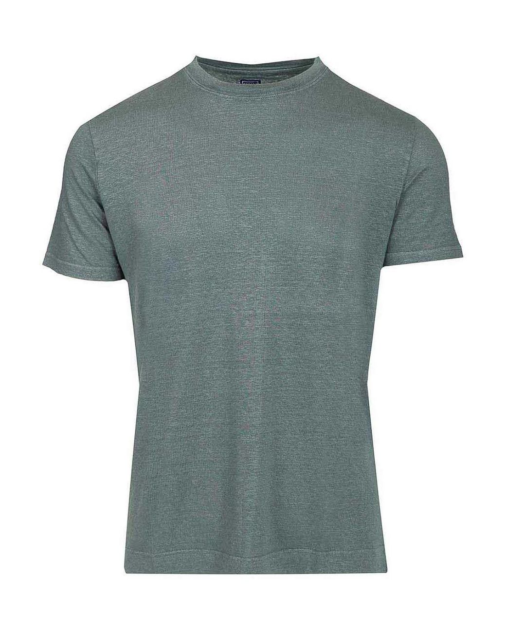 Fedeli Green Crew Neck T-Shirt for men