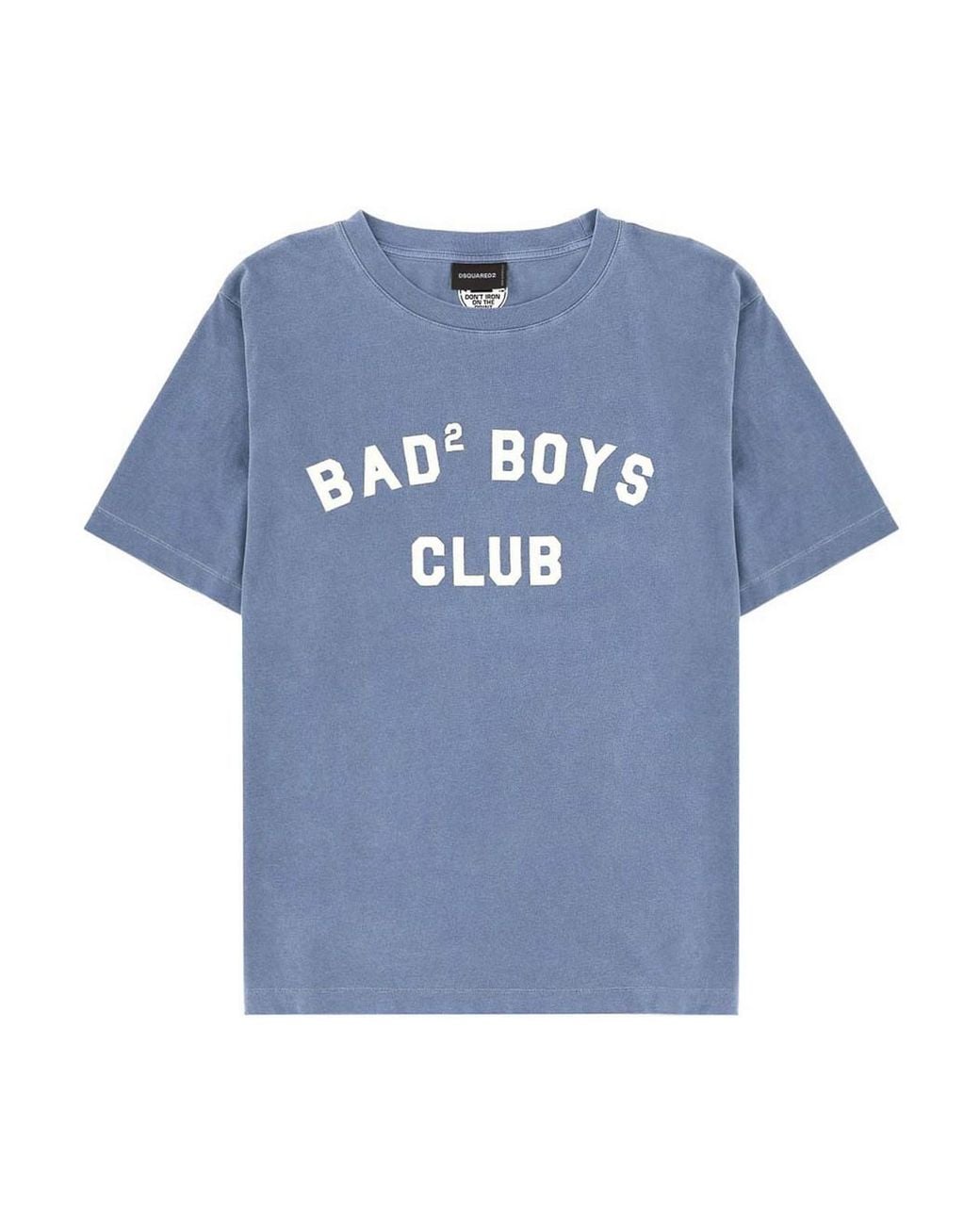 DSquared² Blue T-Shirt With Embroidery for men