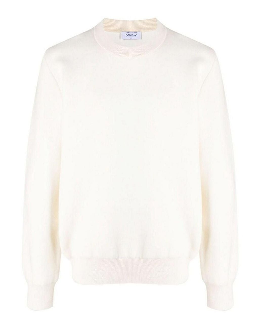 Off-White c/o Virgil Abloh White Signature Arrows Knit Sweater for men
