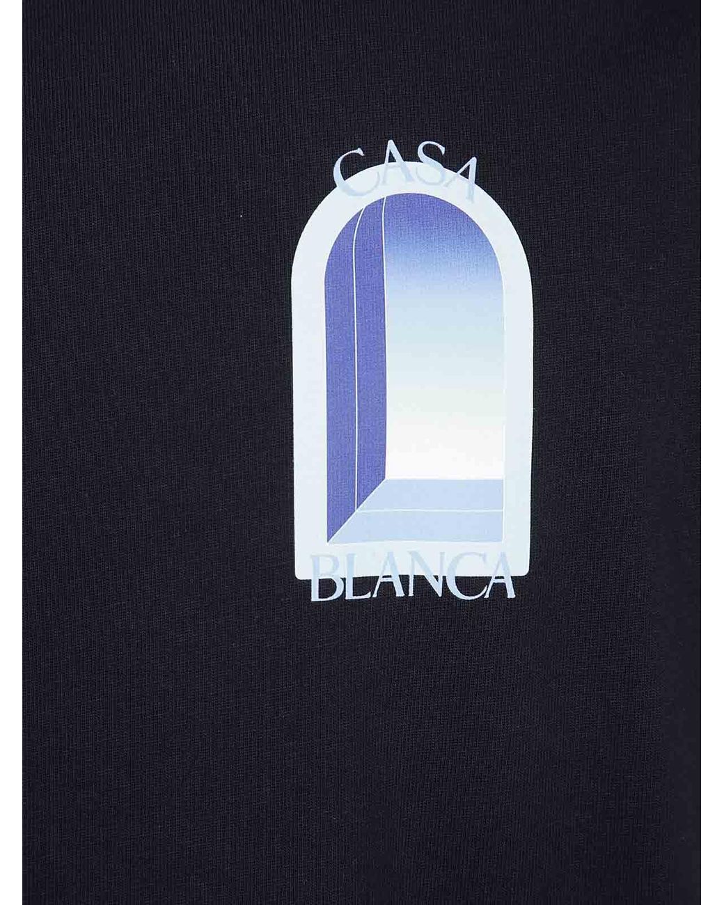 Casablanca Black Classic T-Shirt for men