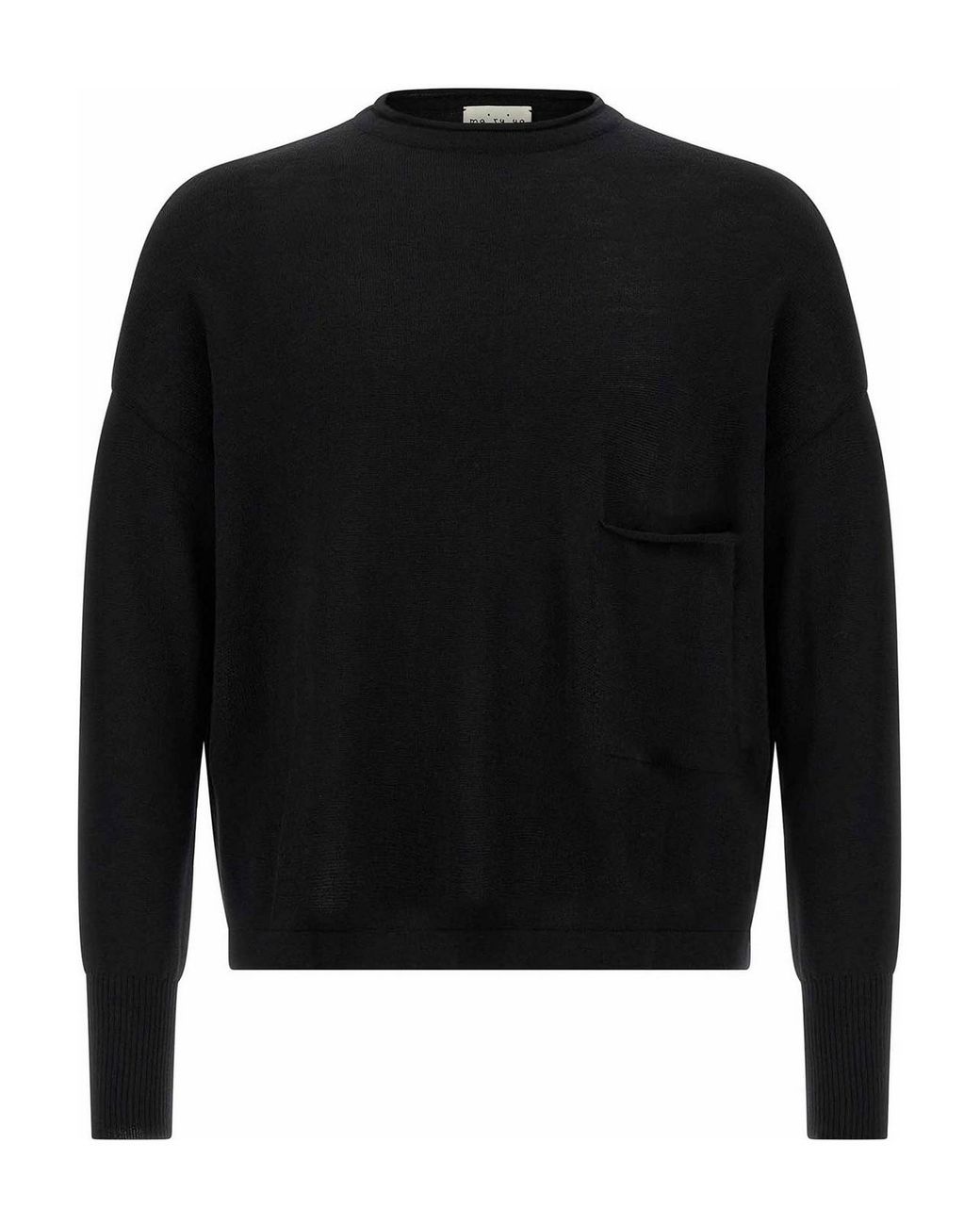 Ma'ry'ya Black Wool Sweater for men