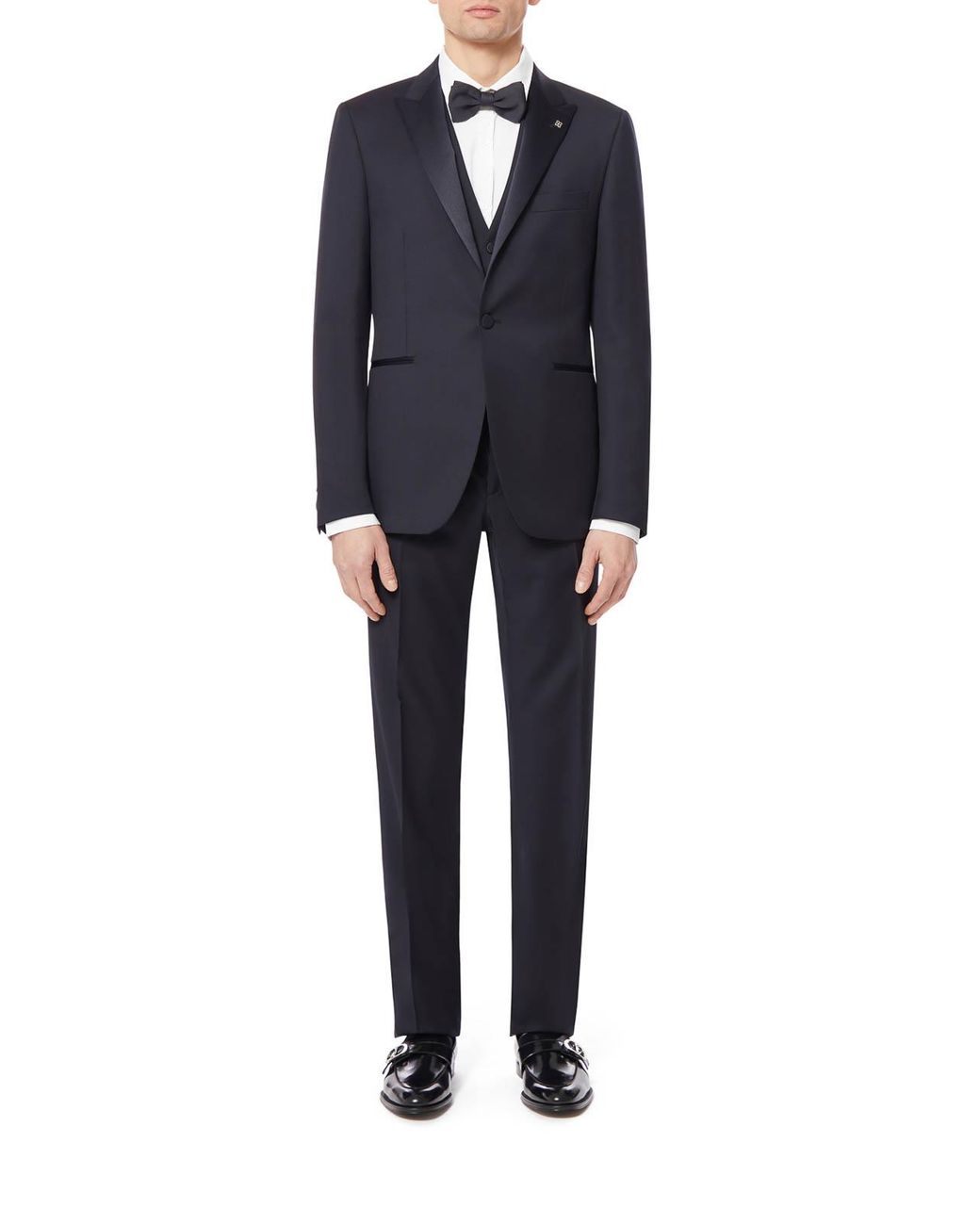 Tagliatore Blue Tailored Single-Breasted Wool Suit for men